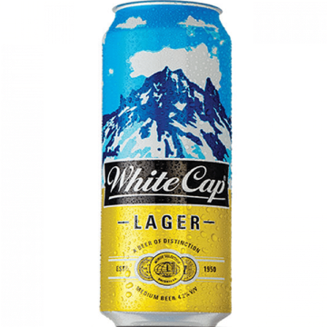 White Cap Lager Beer 500Ml